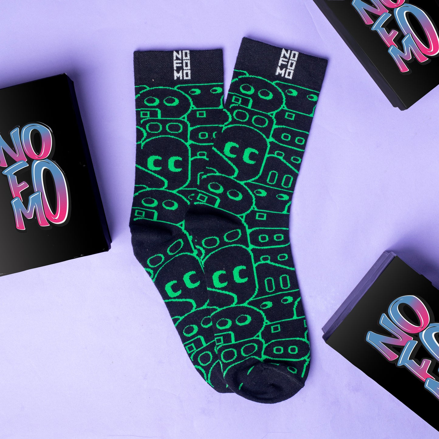 Box Of 3 - Crew Length Socks