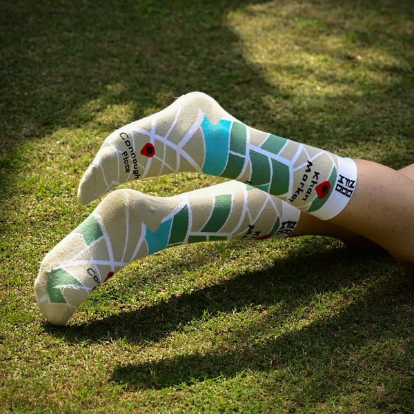 Delhi Map - Crew Length Socks