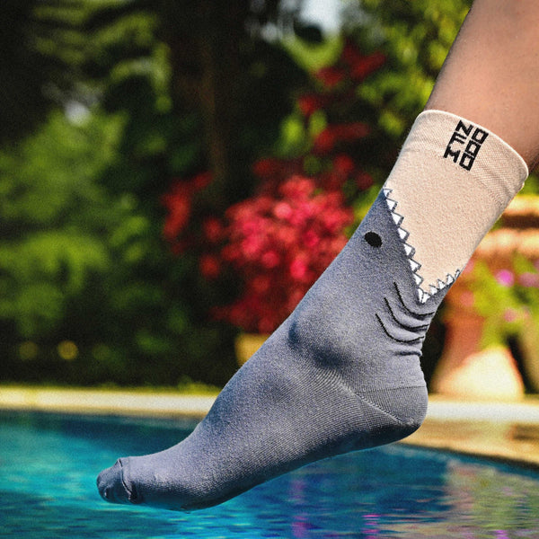 Shark Attack - Crew Length Socks