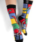 Snakes & Ladders - Crew Length Socks