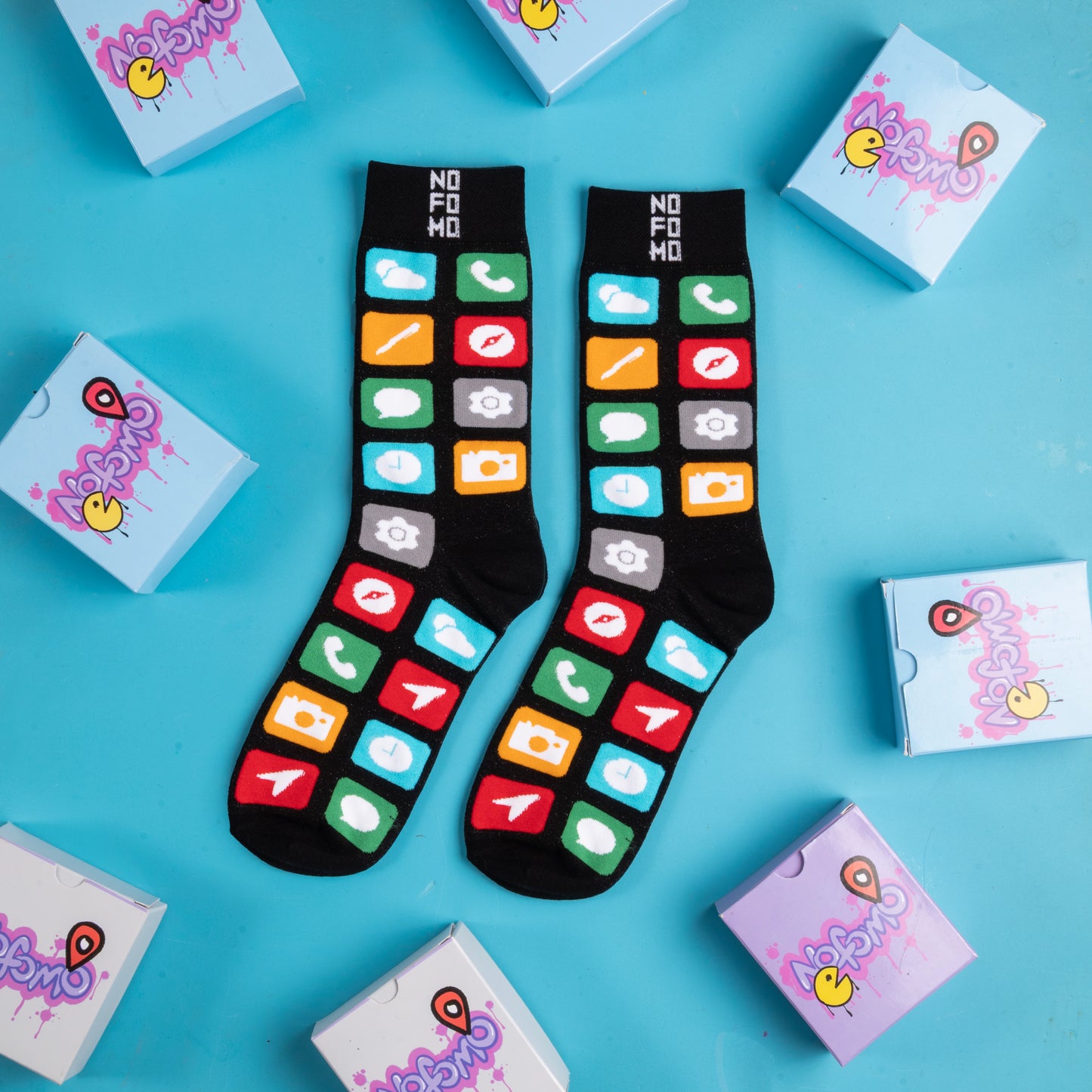 Box Of 3 - Crew Length Socks
