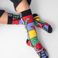 Snakes & Ladders - Crew Length Socks