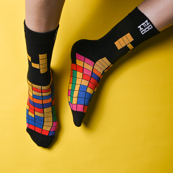 Tetris - Crew Length Socks